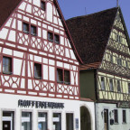 Fachwerkgiebel  am Marktplatz von Röttingen