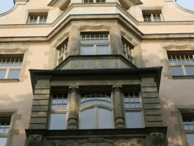 Leipzig Dittrichting 12 Diakonenhaus 1903 von Weidenbach + Tschamer Giebel