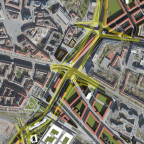 Luftbild Sankt Petersburger Straße Vergleich ohne Markierungen